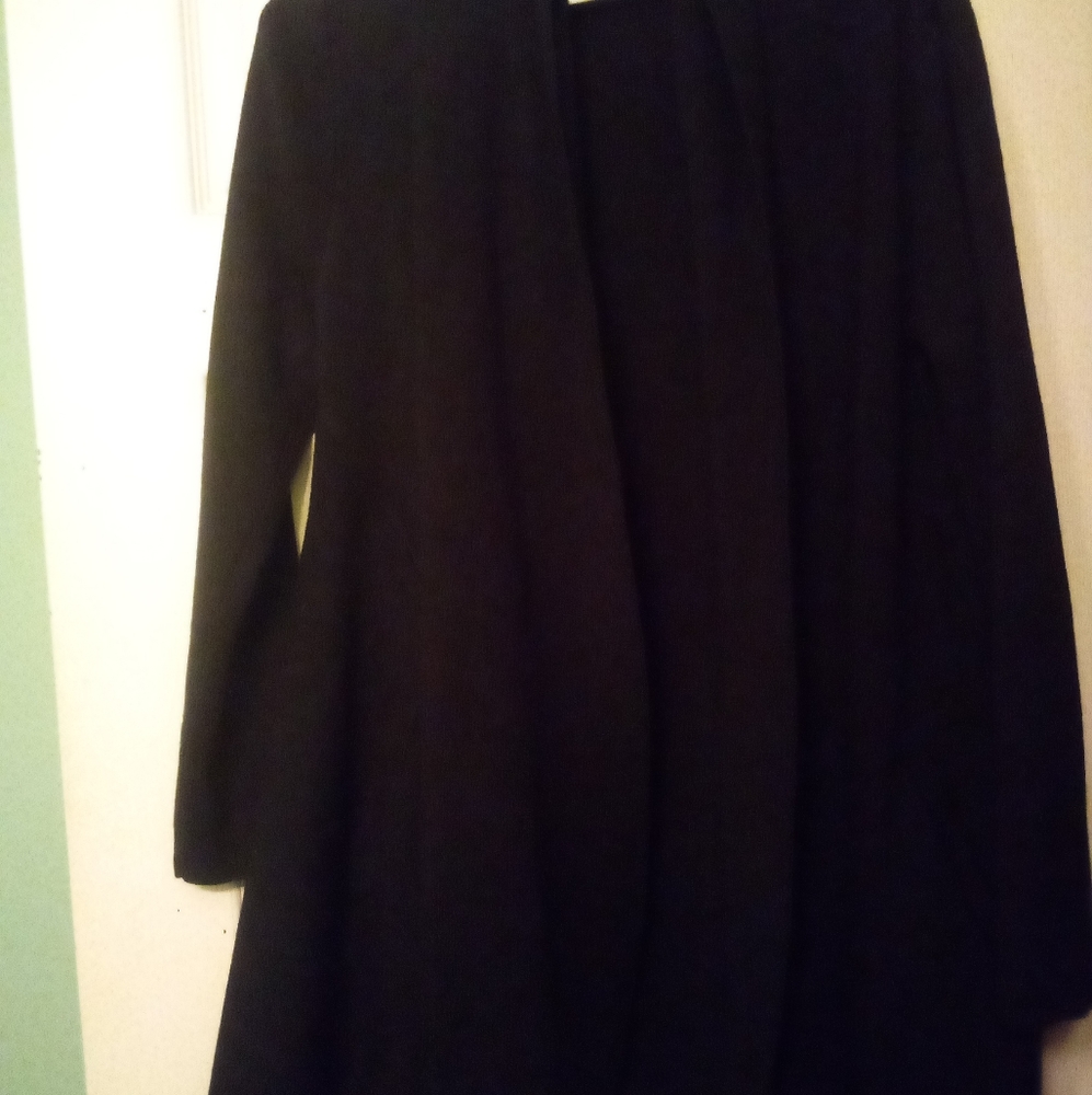 Verve ani black medium cascade cardigan